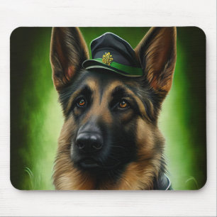 Mousepad German shepherd Cachorro na Rua.