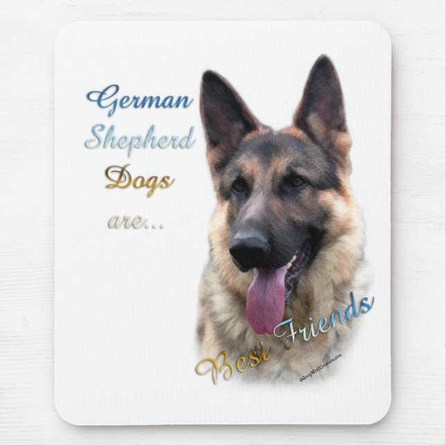 Mousepad German shepherd Cão Melhor Amigo 2 (Frente)