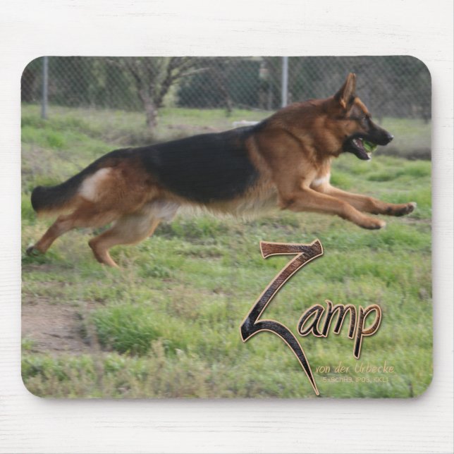 Mousepad German shepherd de Zamp (Frente)