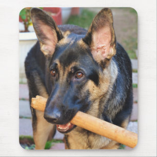 Mousepad German shepherd por Shirley Taylor