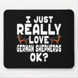 Mousepad German shepherd Realmente Apaixonado