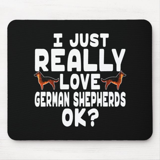 Mousepad German shepherd Realmente Apaixonado (Frente)