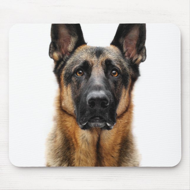 Mousepad German shepherd Sentado (Frente)