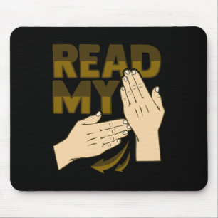 Mousepad Gesto de mão Asl Consciencialização da perda audit