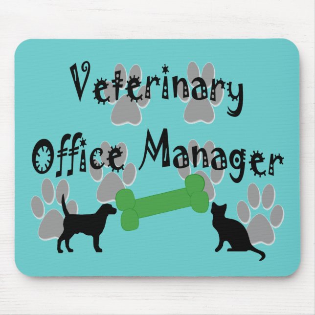 Mousepad Gestor de escritório veterinário (Frente)
