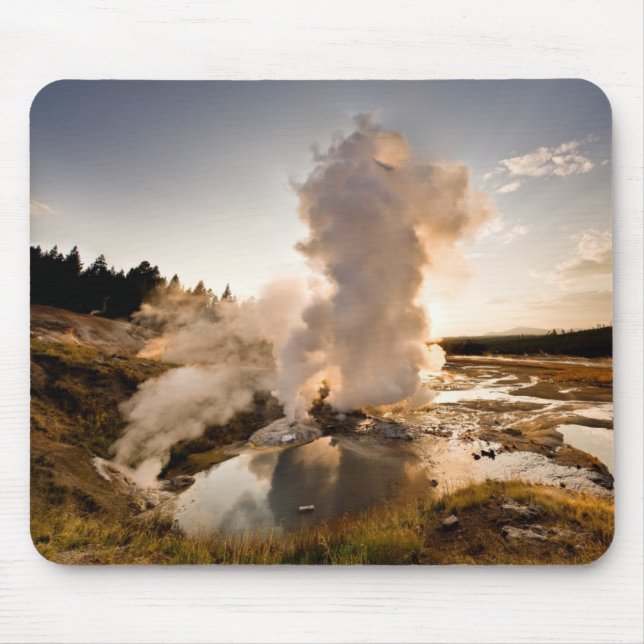 Mousepad Geyser da borda, bacia do geyser de Norris (Frente)