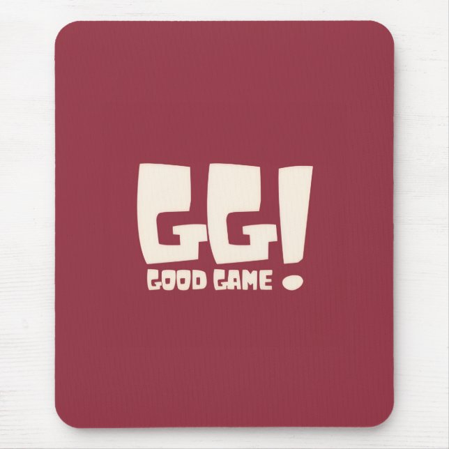 Mousepad GG Bom Jogo Retro Gamer (Frente)