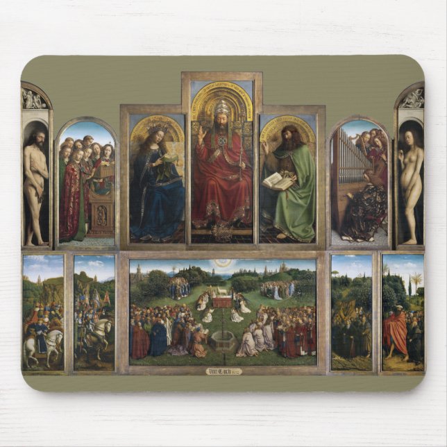 Mousepad Ghent Altarpart, Van Eyck Brothers (Frente)