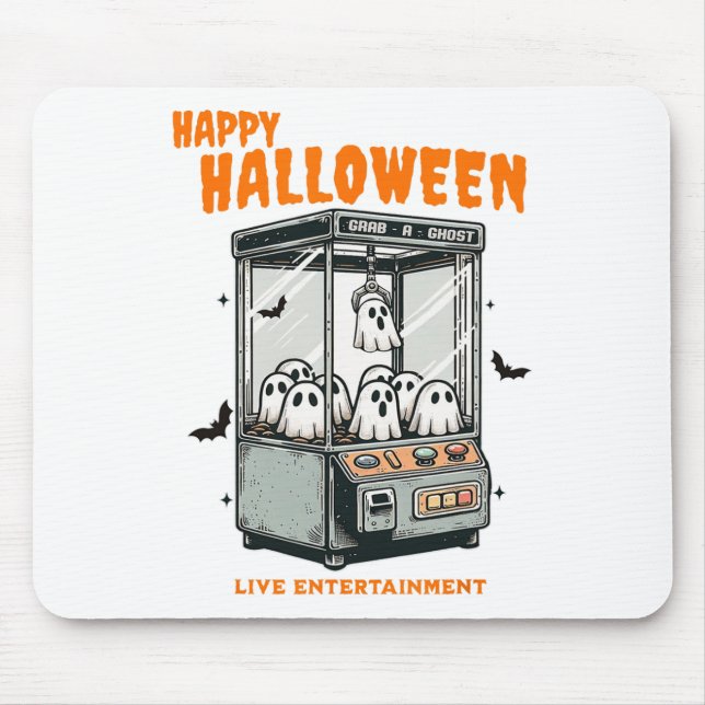 Mousepad Ghost Claw Game Happy Halloween (Frente)