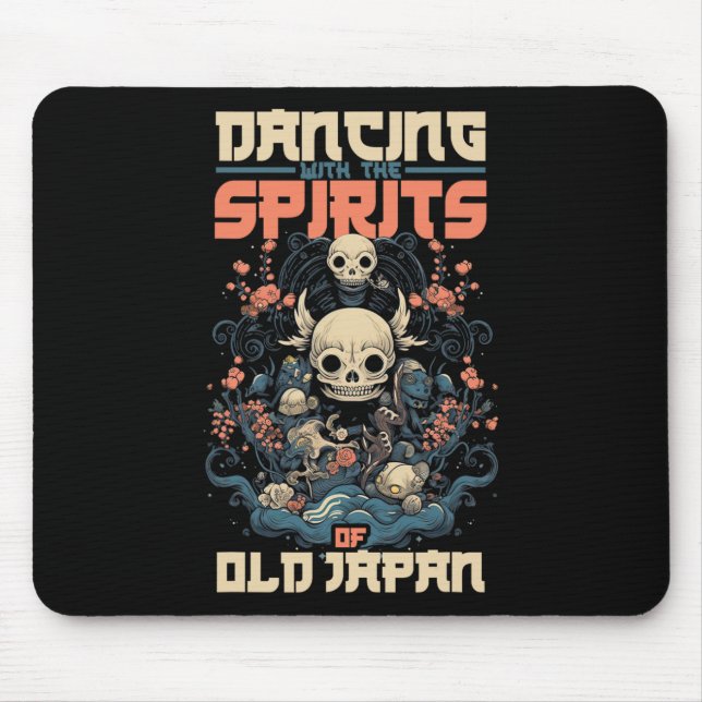 Mousepad Ghost Demon Dançando Com O Espírito Do Antigo Japã (Frente)
