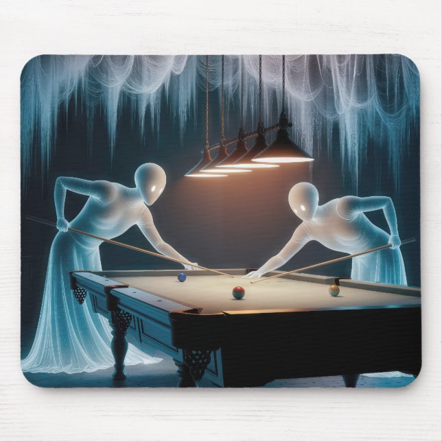 Mousepad Ghost Figures Reproduzindo Piscina (Frente)