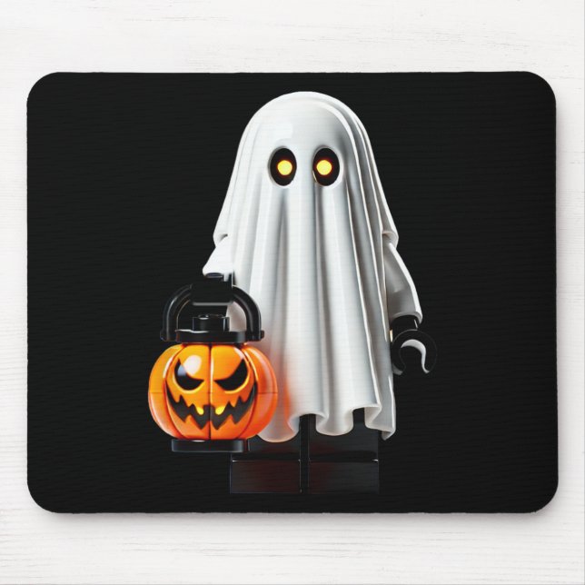 Mousepad Ghost Kids Building Bloco do Construtor Global do  (Frente)
