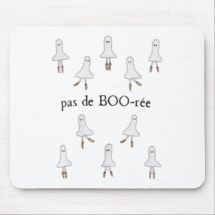 Mousepad Ghost Pas De Boo-rée Llet Dancer Spooky Halloween