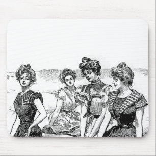 Mousepad Gibson Girls na Praia