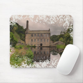 Mousepad Gibson Mill Reflection - Distressed Watercolour