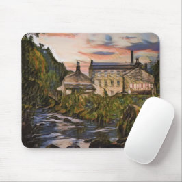Mousepad Gibson Mill Sunset Oil Painting Style
