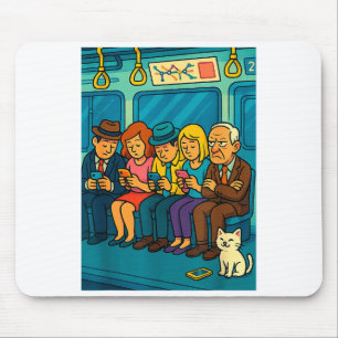 Mousepad Gif Sátira de Tecnologia de Desintoxicação Digital