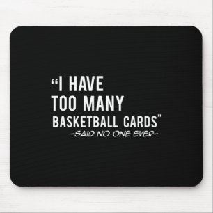 Mousepad Gift do Coletor de Cartões de Basquete Diversos