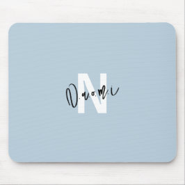 Mousepad Gift for Girls – Personalized N with Name Naomi 