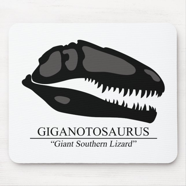 Mousepad Giganotossaurus Skull (Frente)