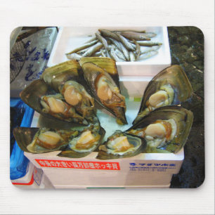 Mousepad Gigantes do mercado de peixe Tsukiji, Tóquio, Jap