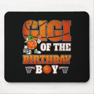 Mousepad Gigi Da Família De Jogadores De Basquete Birthday 