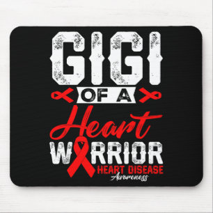 Mousepad Gigi de um Guerreiro do Coração Doença do Coração 