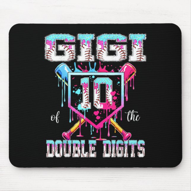 Mousepad Gigi dos Dígitos Duplos no 10º aniversário (Frente)