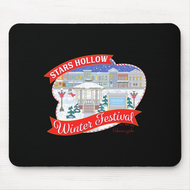 Mousepad Gilmore Girls Stars Hollow Winter Festival  (Frente)