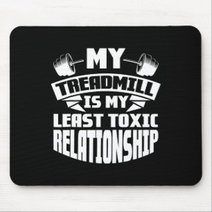 Mousepad Ginásio musculação a minha passadeira é a minha re