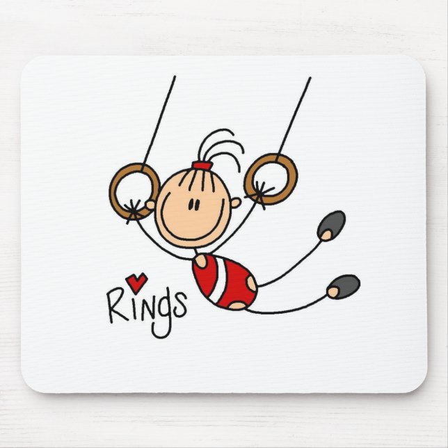 Mousepad Ginasta nas Argolas (Frente)