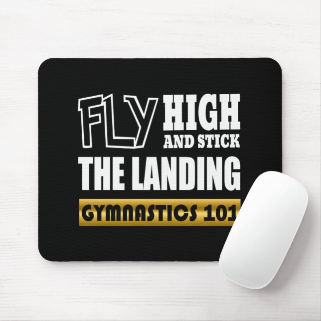 Mousepad Ginástica 101 Voar Alto - Barra de Ginástica (Com mouse)