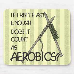 Mousepad Ginástica aeróbica de confecção de malhas