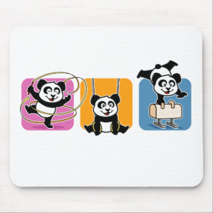 Mousepad Ginástica Pandas