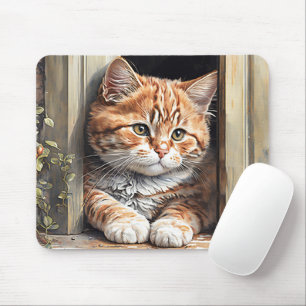 Mousepad Ginger Cat