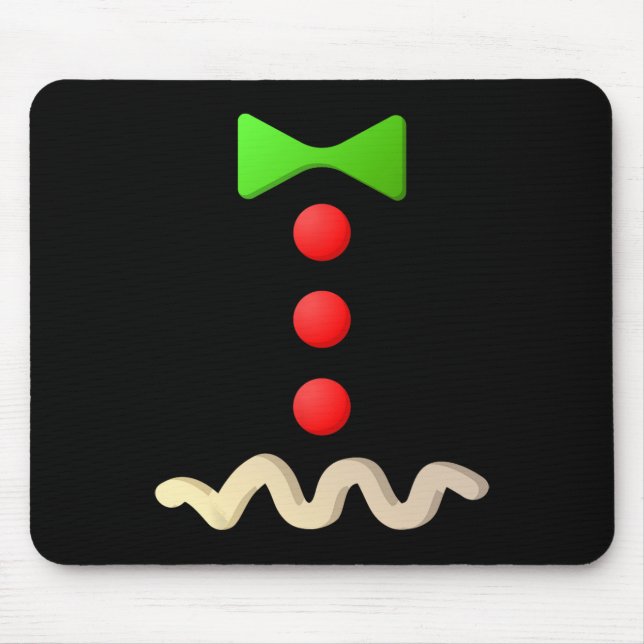 Mousepad Gingerbird Man Costume Halloween (Frente)