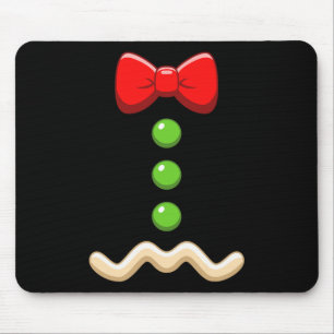 Mousepad Gingerbird Man Costume Natal Cookie
