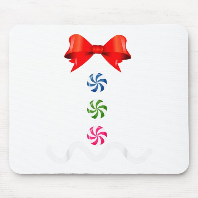 Mousepad Gingerbread Man Christmas Costume Cookie Baking  (Frente)