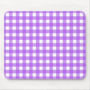 Mousepad Gingham roxo brilhante