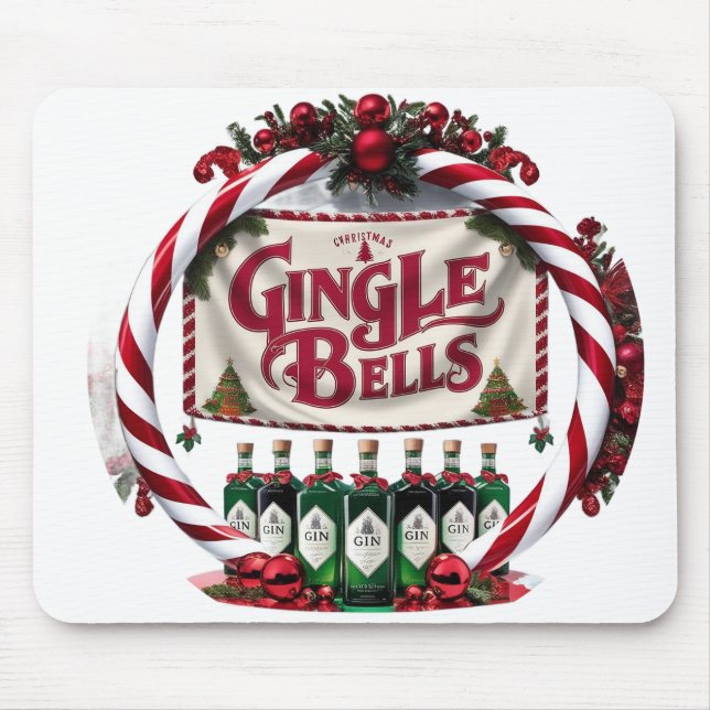 Mousepad Gingle Bells Vídeo de Natal (Frente)