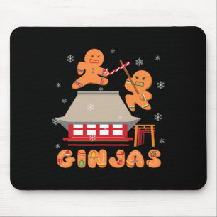 Mousepad Ginja Ninja Ginjas Gingerpão Ninjas Natal Gi