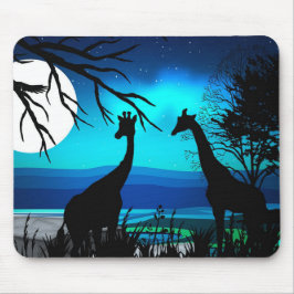 Mousepad Girafas africanas