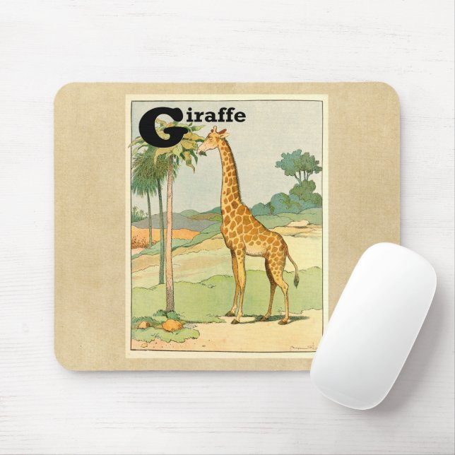Mousepad Giraffe Alphabet (Com mouse)
