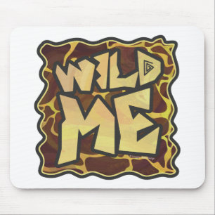 Mousepad Giraffe Brown e Impressão Amarelo