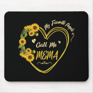 Mousepad Girassóis Coração Feliz Minhas Pessoas Favoritas M