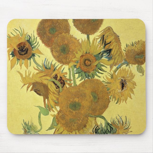 Mousepad Girassóis de Vincent van Gogh |, 1888 (Frente)