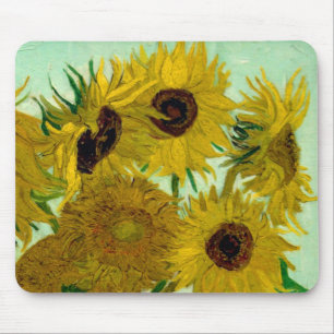 Mousepad Girassóis em Vase Van Gogh Fine Art