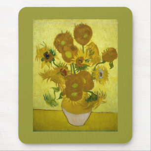 Mousepad Girassóis em Vase Van Gogh Fine Art