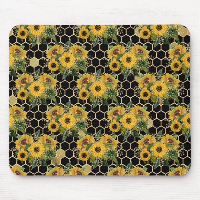 Mousepad Girassóis Vêm Naturalmente Para A Luz (Frente)