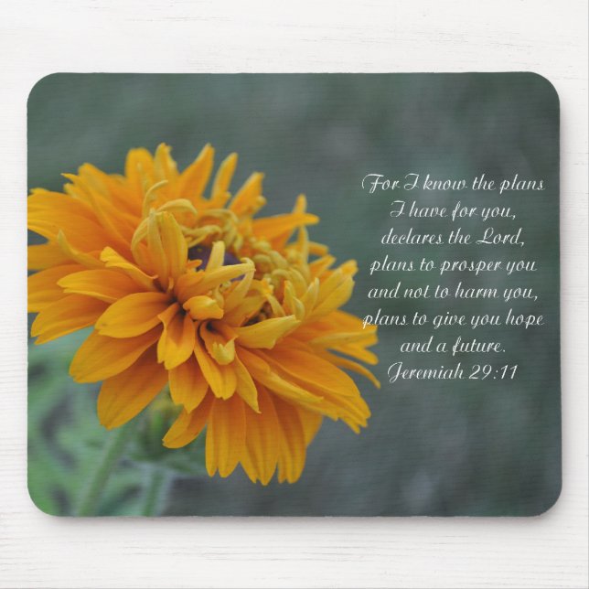 Mousepad Girassol alaranjado Jeremiah 2911 (Frente)